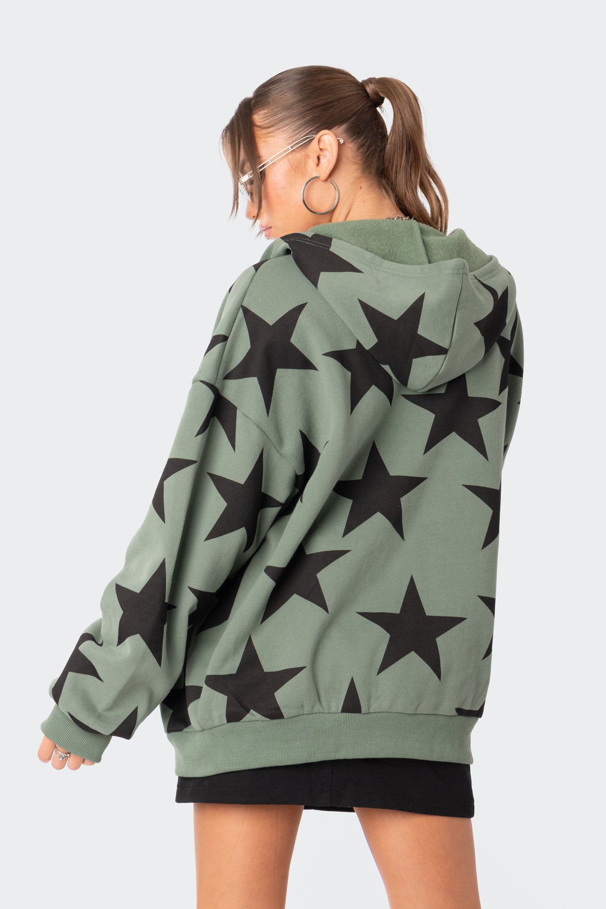 Star At Me Oversized Hoodie - Image 4