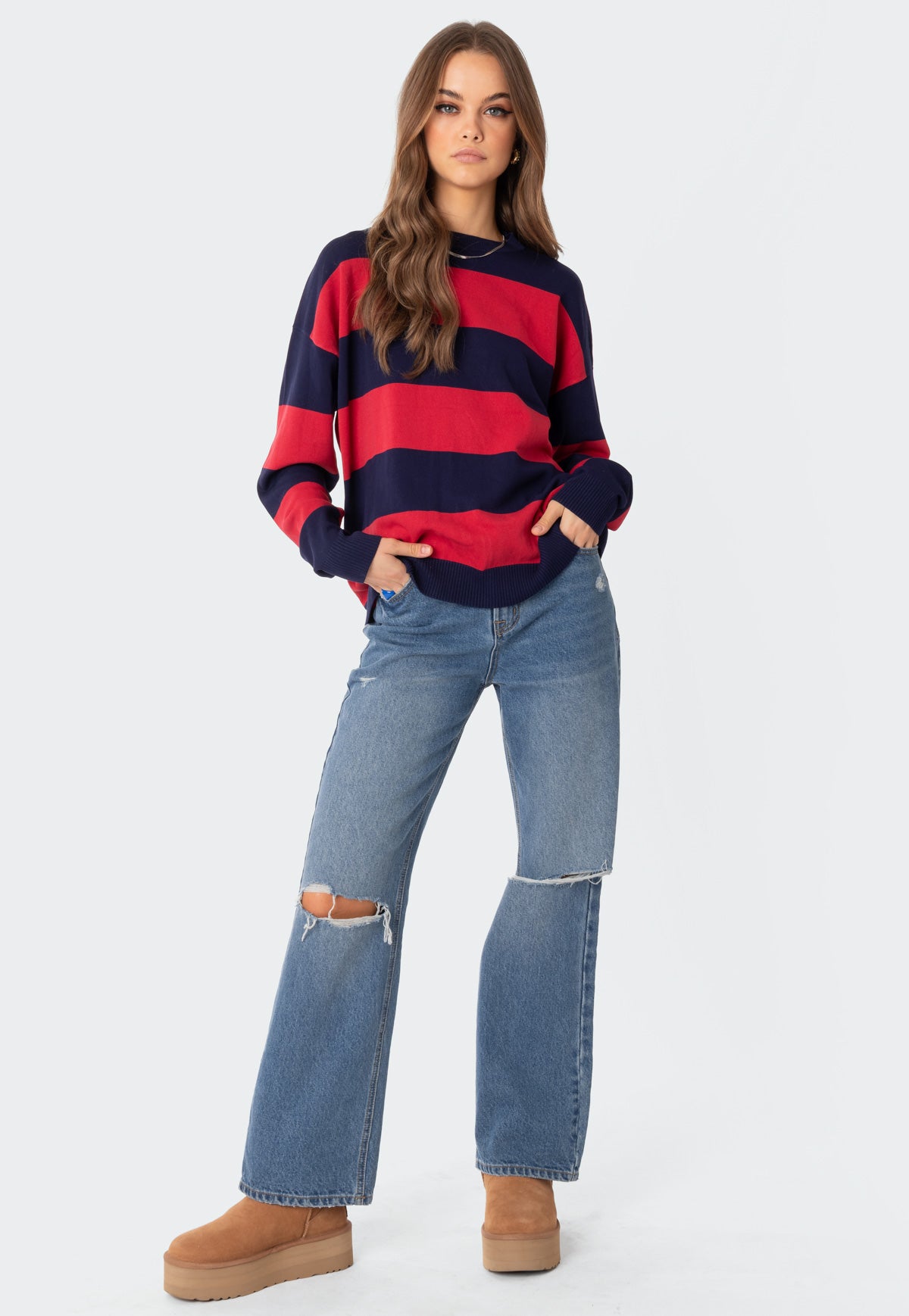 Logan Light Knit Oversized Sweater - Image 5
