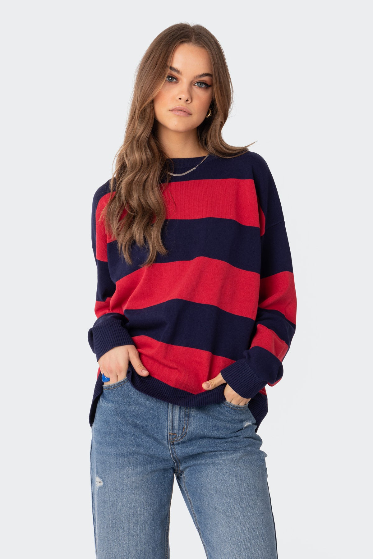 Logan Light Knit Oversized Sweater - Image 2