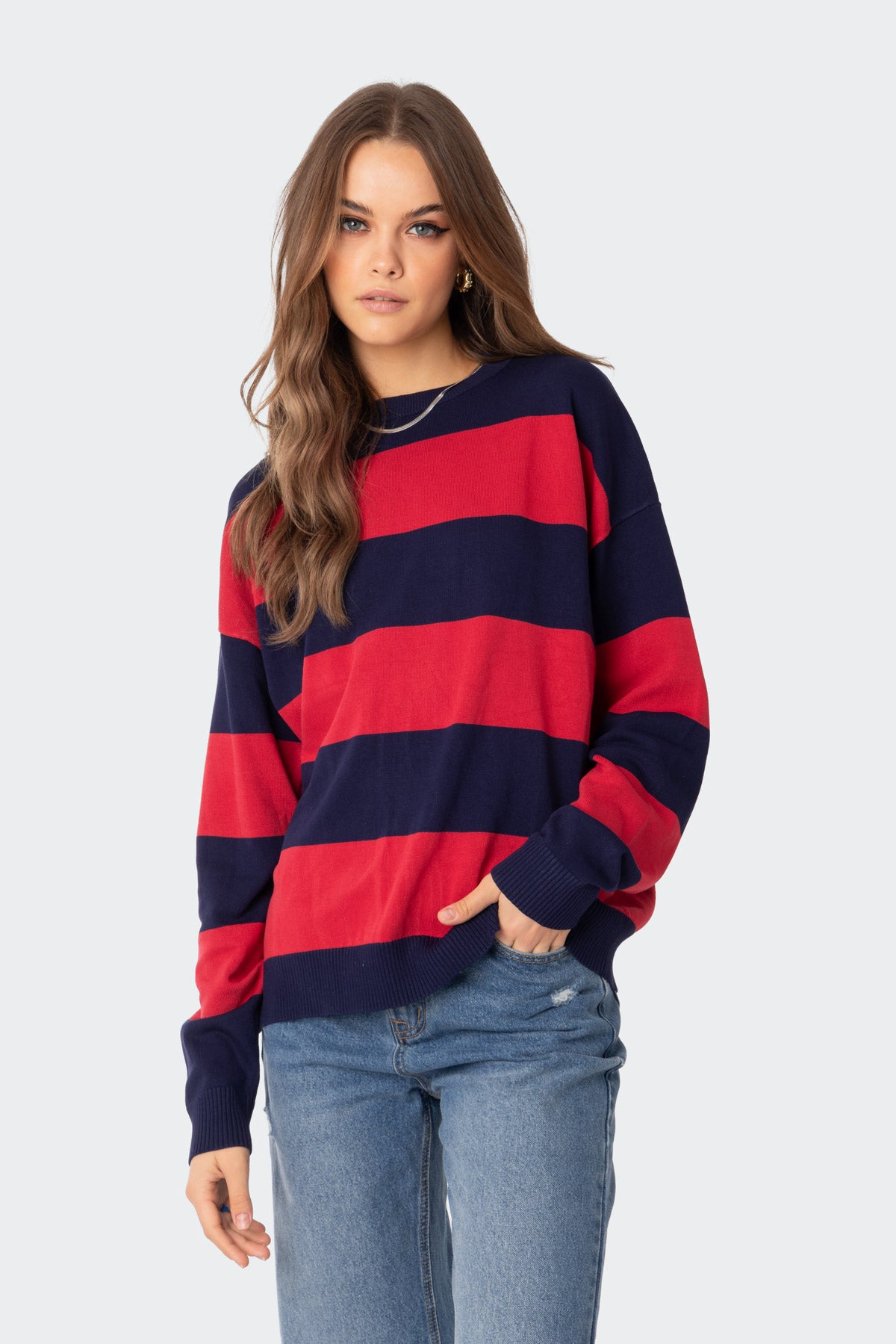 Logan Light Knit Oversized Sweater - Image 3