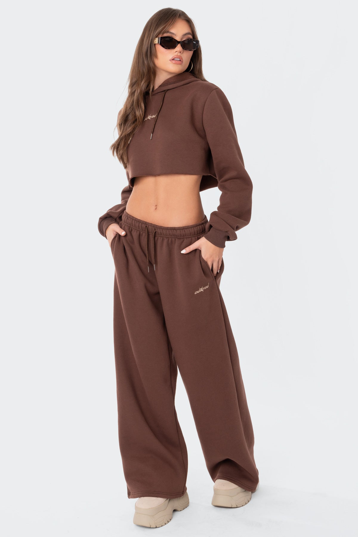 Brenna Low Rise Wide Sweatpants - Image 3