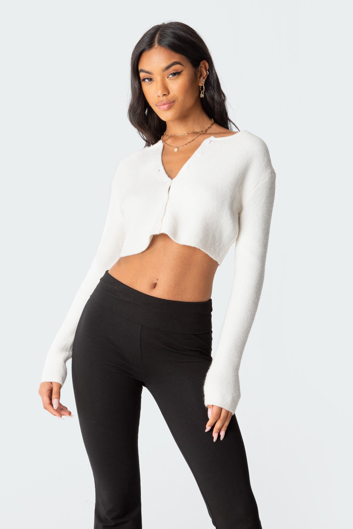 Otto Cropped Cardigan - Image 4