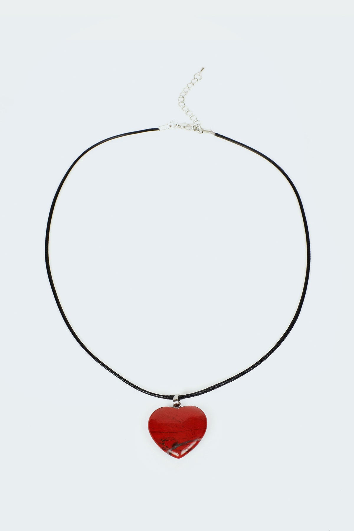 Marble Heart Cord Necklace - Image 2