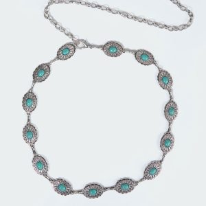 Gemstone Pendant Belt