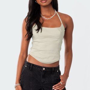 Emmeline Bustier Lace Up Corset