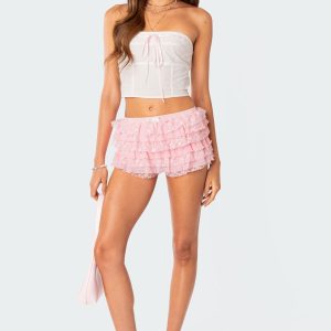 Unicorn Layered Ruffle Shorts