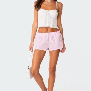 Gingham Boxer Shorts