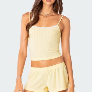 Irene Pointelle Tank Top