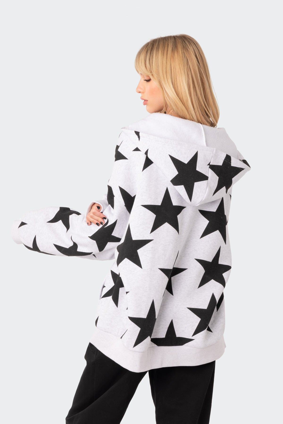 Star At Me Oversized Hoodie - Image 4