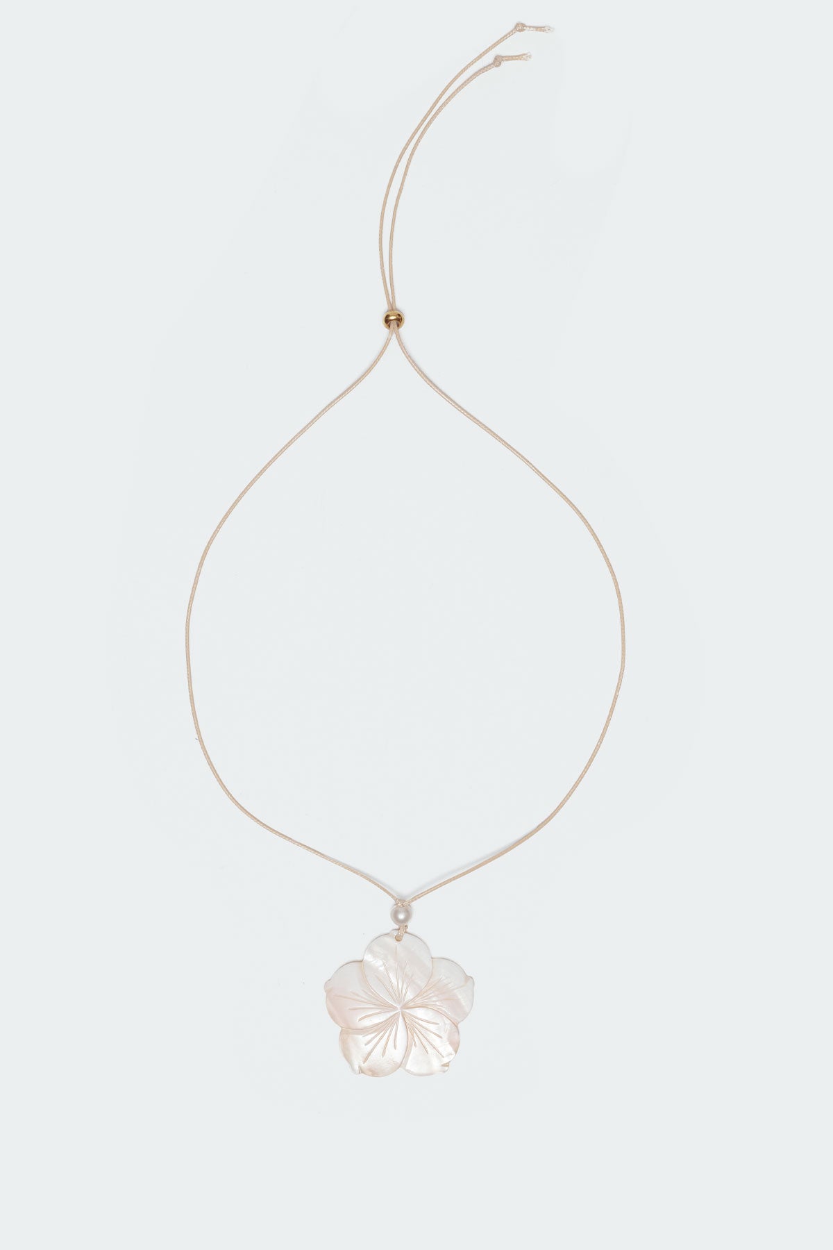 Beachy Flower String Necklace - Image 2