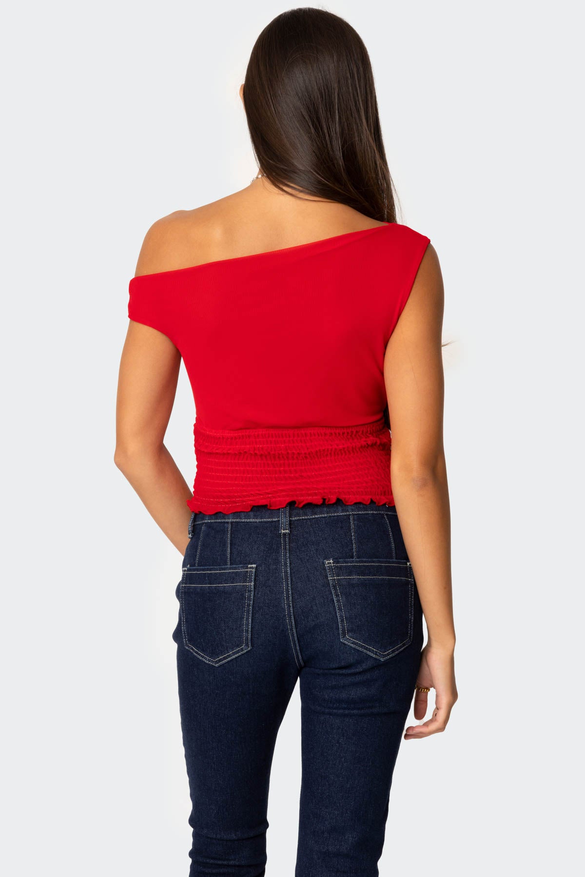 Jenny Scrunched Asymmetric Top - Image 5