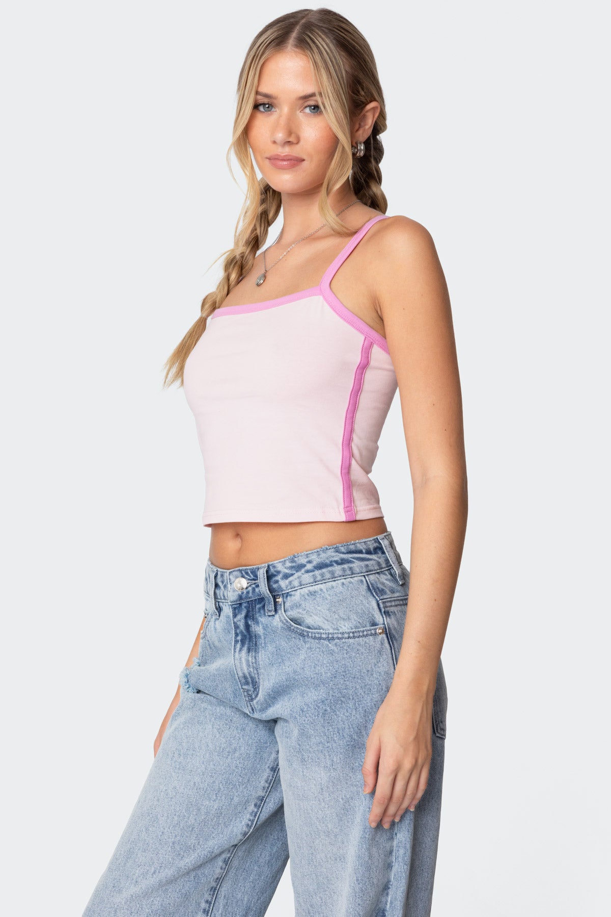 Francesca Contrast Tank Top - Image 3