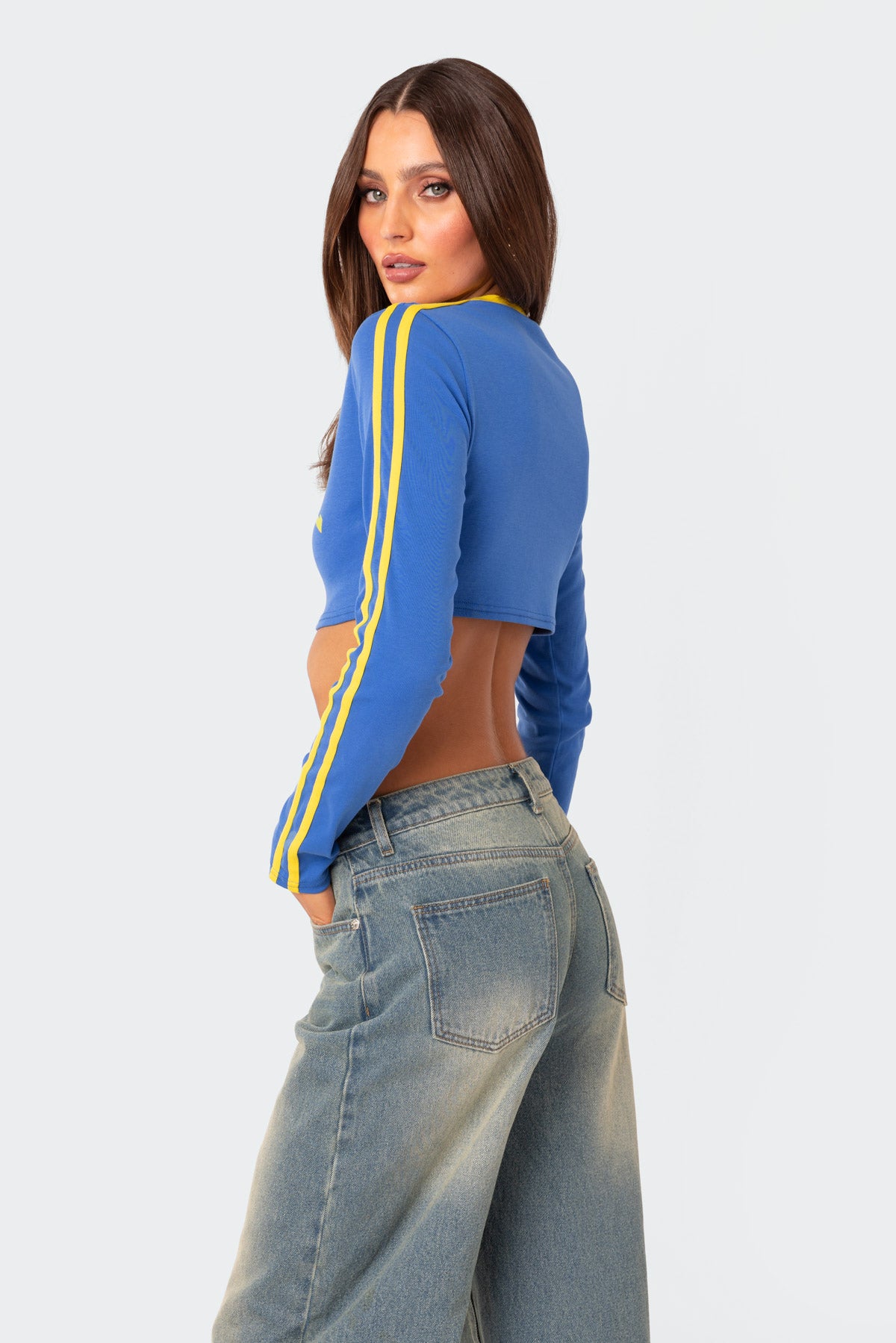 Brasil Long Sleeved Crop Top - Image 5