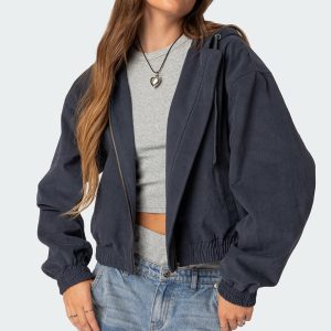 Milly Oversized Cropped Jacket