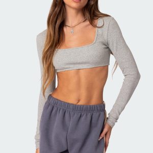 Routine Ribbed Crop Top