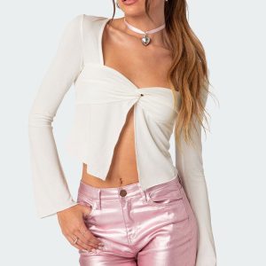 Maxine Twist Front Top