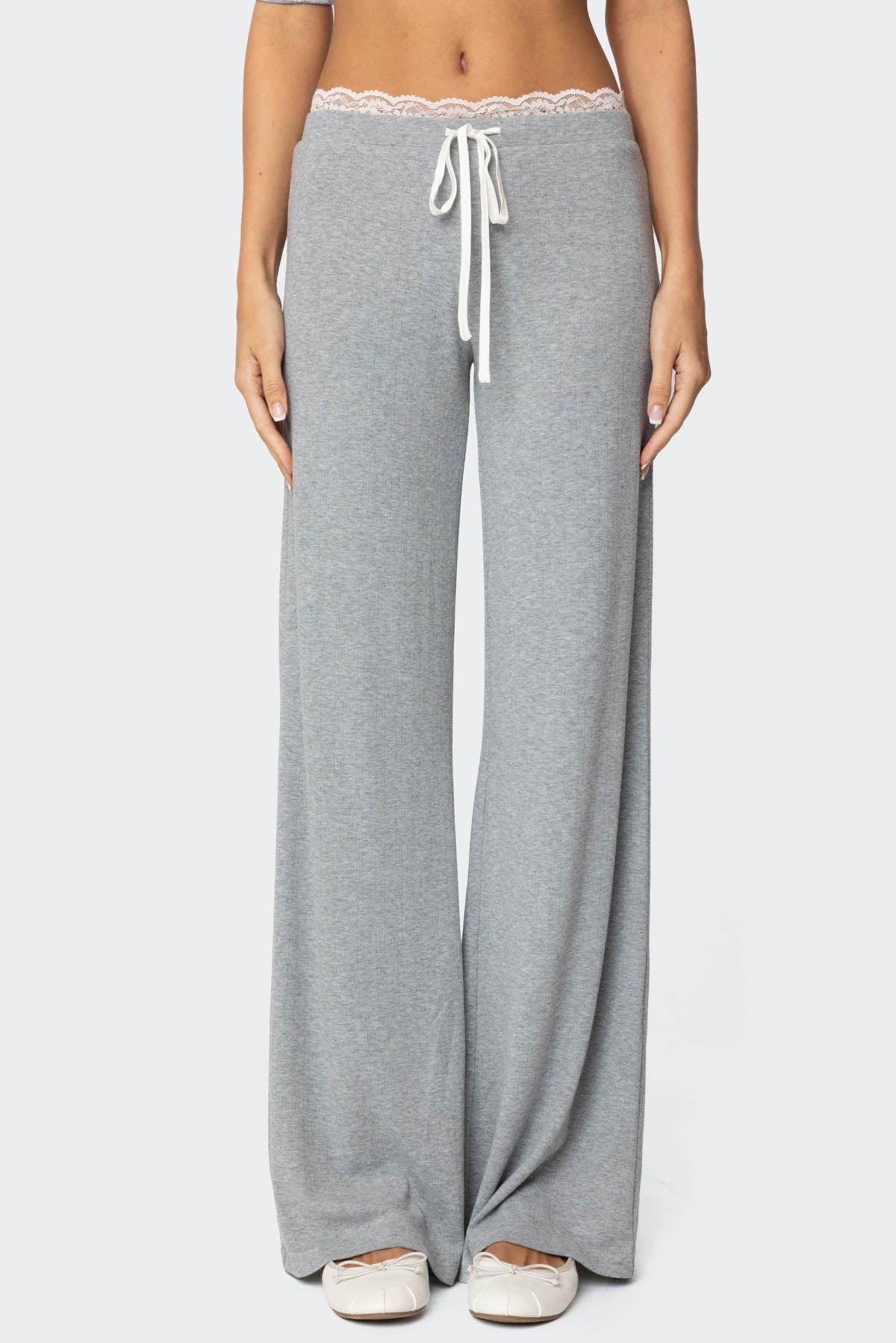 Peekaboo Lace Pants - Image 2