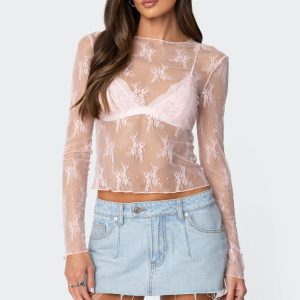 Lise Sheer Lace Top