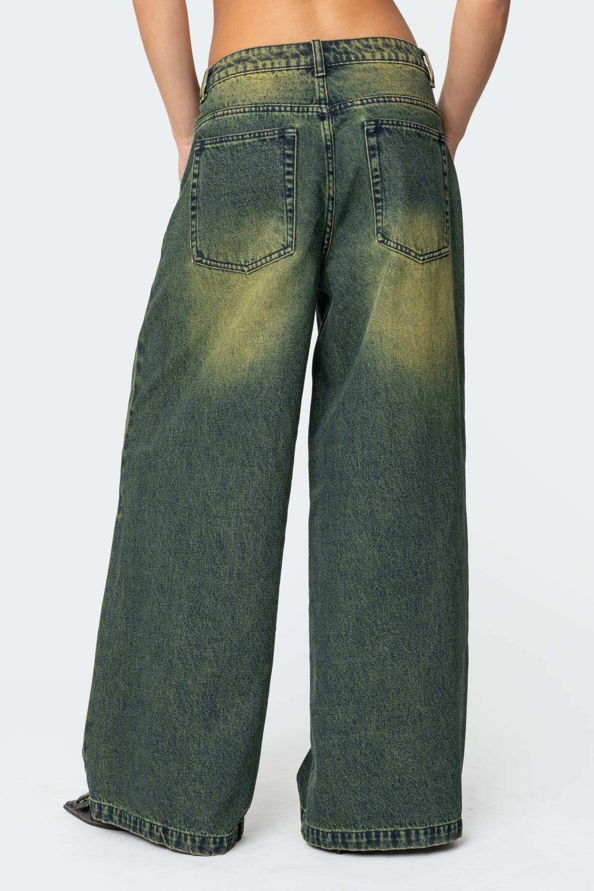Shawn Washed Low Rise Jeans - Image 5