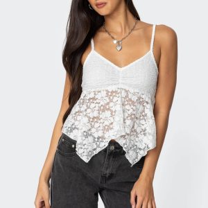 Orchid Sheer Lace Top