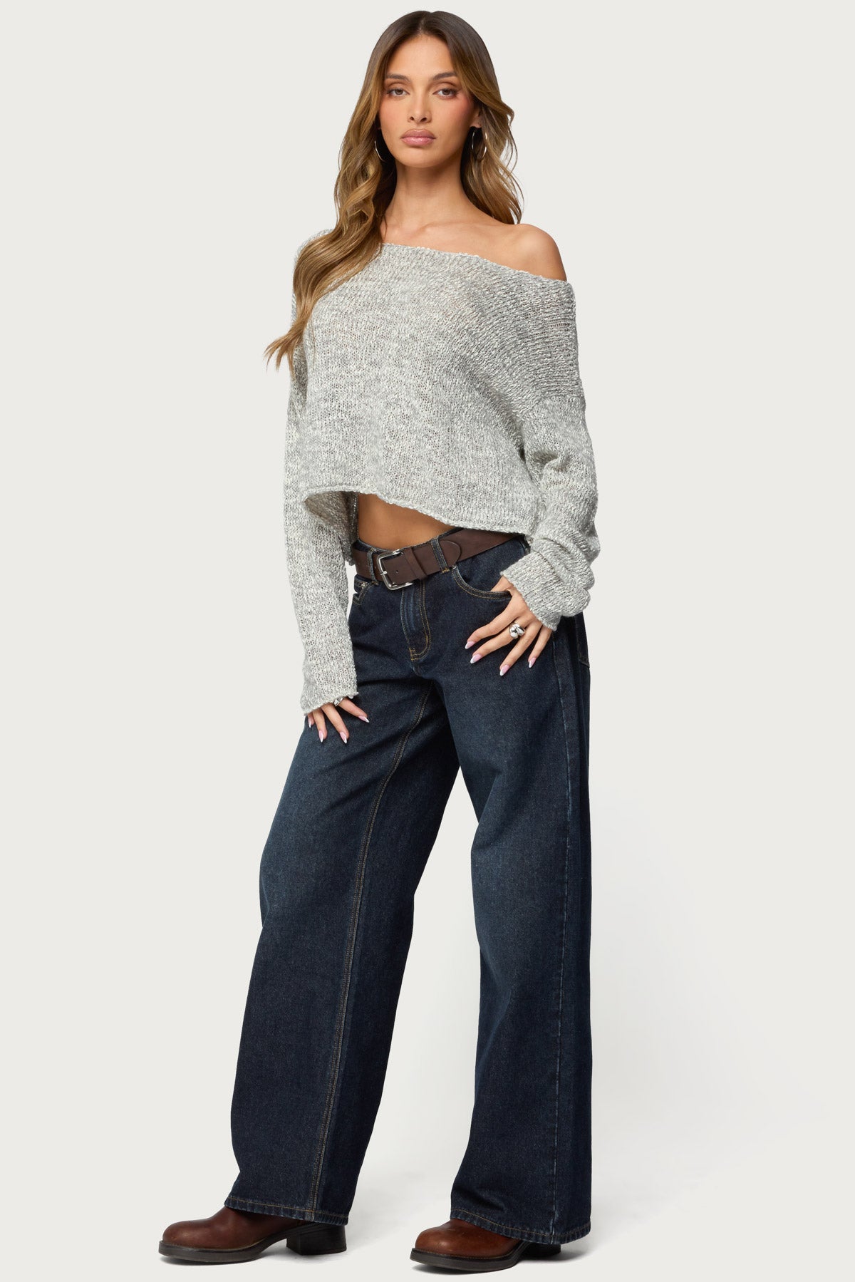 Florentina Off Shoulder Sweater - Image 4