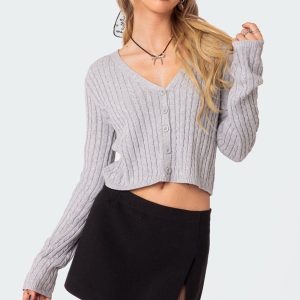 Elliot Cable Knit Cardigan