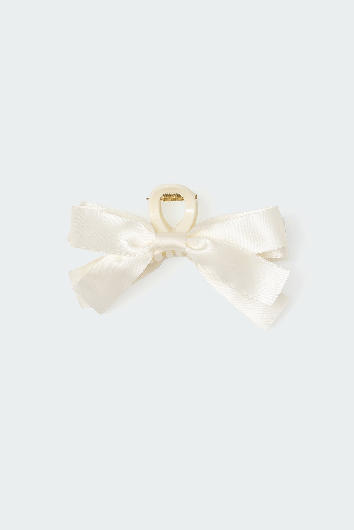 Satin Effect Bow Hair Clip - Image 2