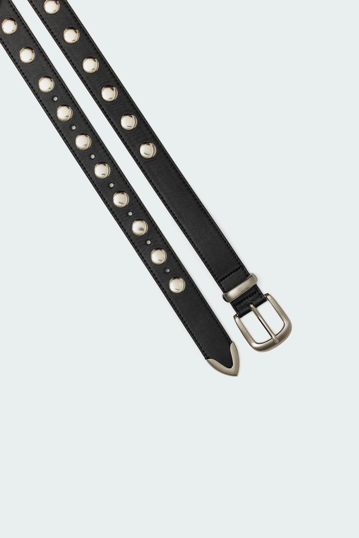 Big Stud Faux Leather Belt - Image 3