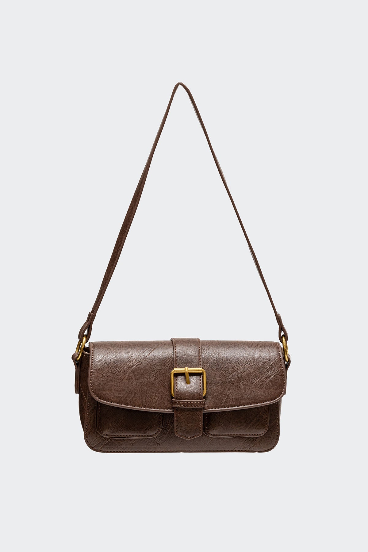 Faux Leather Buckle Bag - Image 2