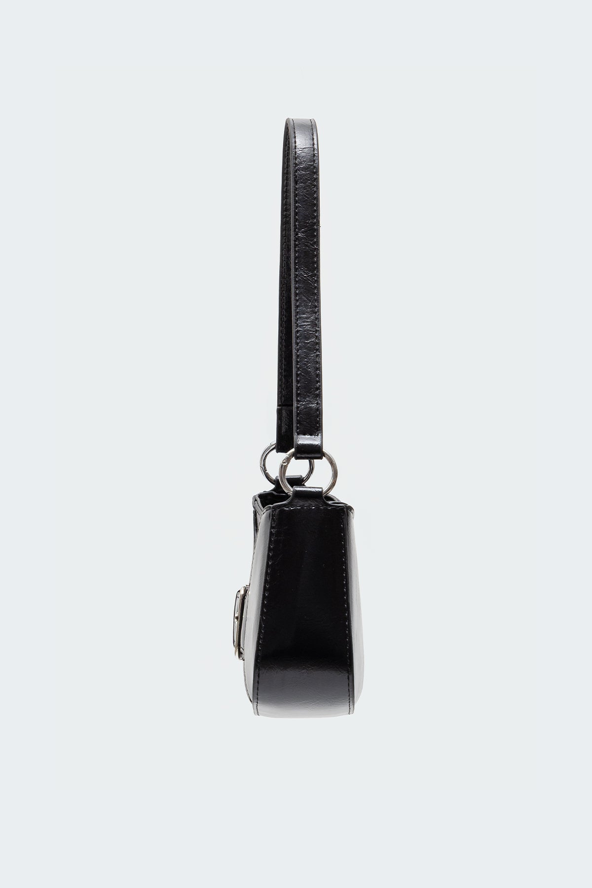 Buckle Up Faux Leather Bag - Image 4