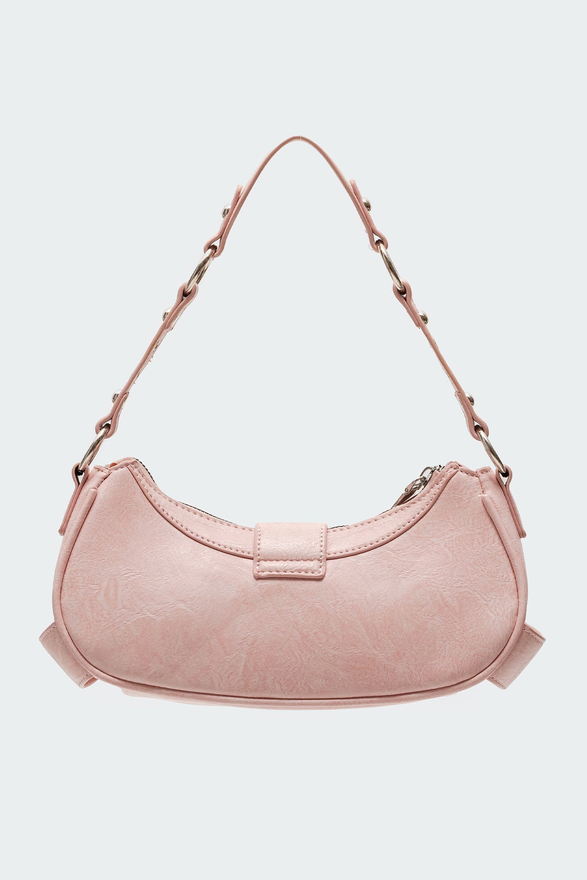 Hardware Faux Leather Bag - Image 5