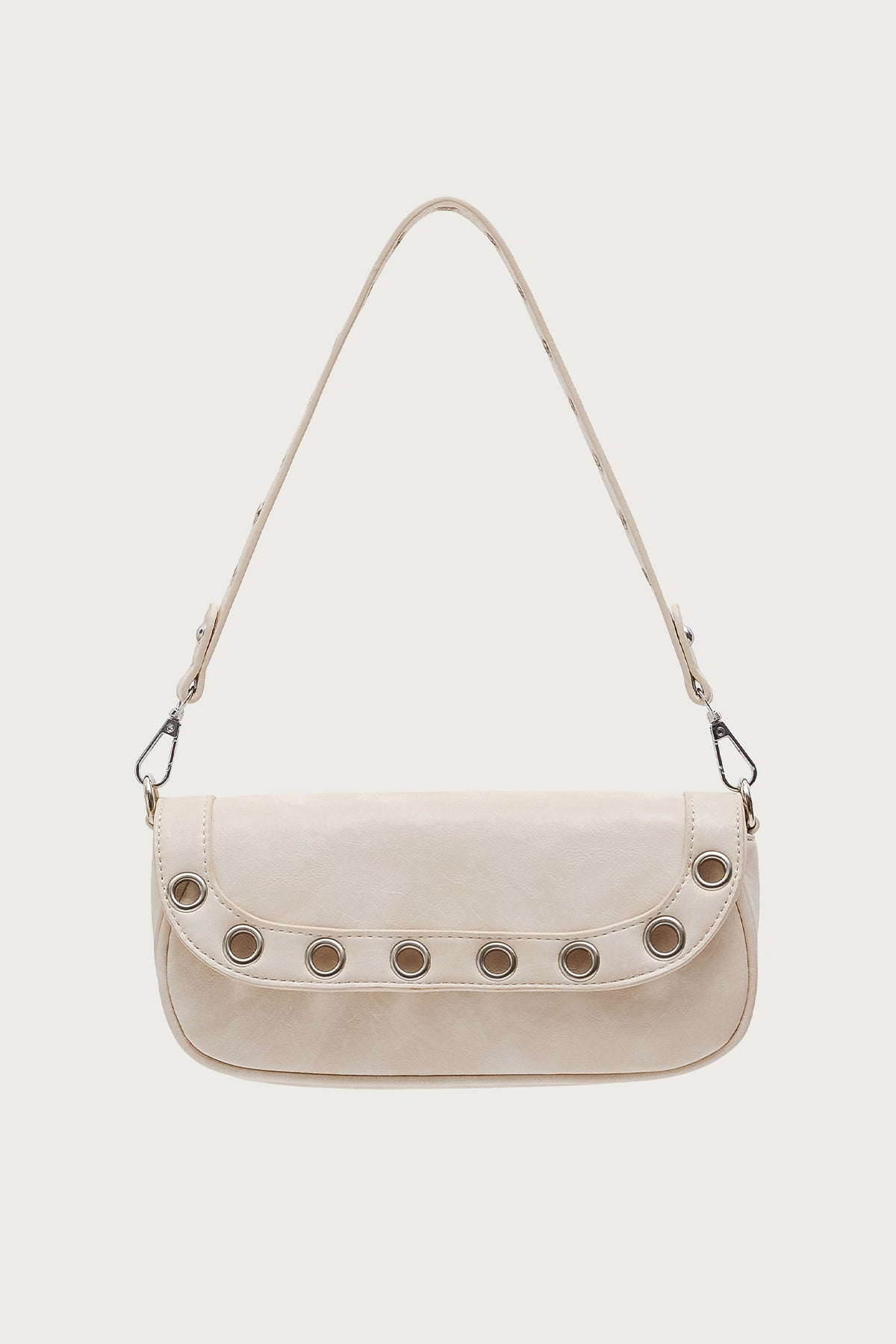 Grommet Faux Leather Bag - Image 2