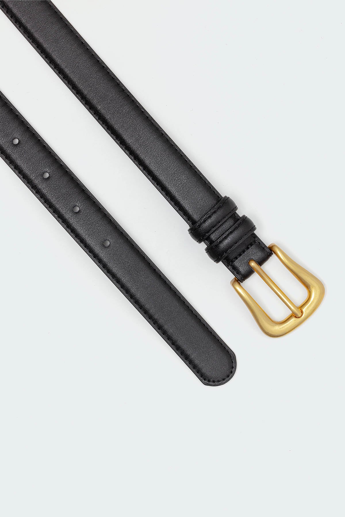 Back To Basics Faux Leather Belt - Image 2