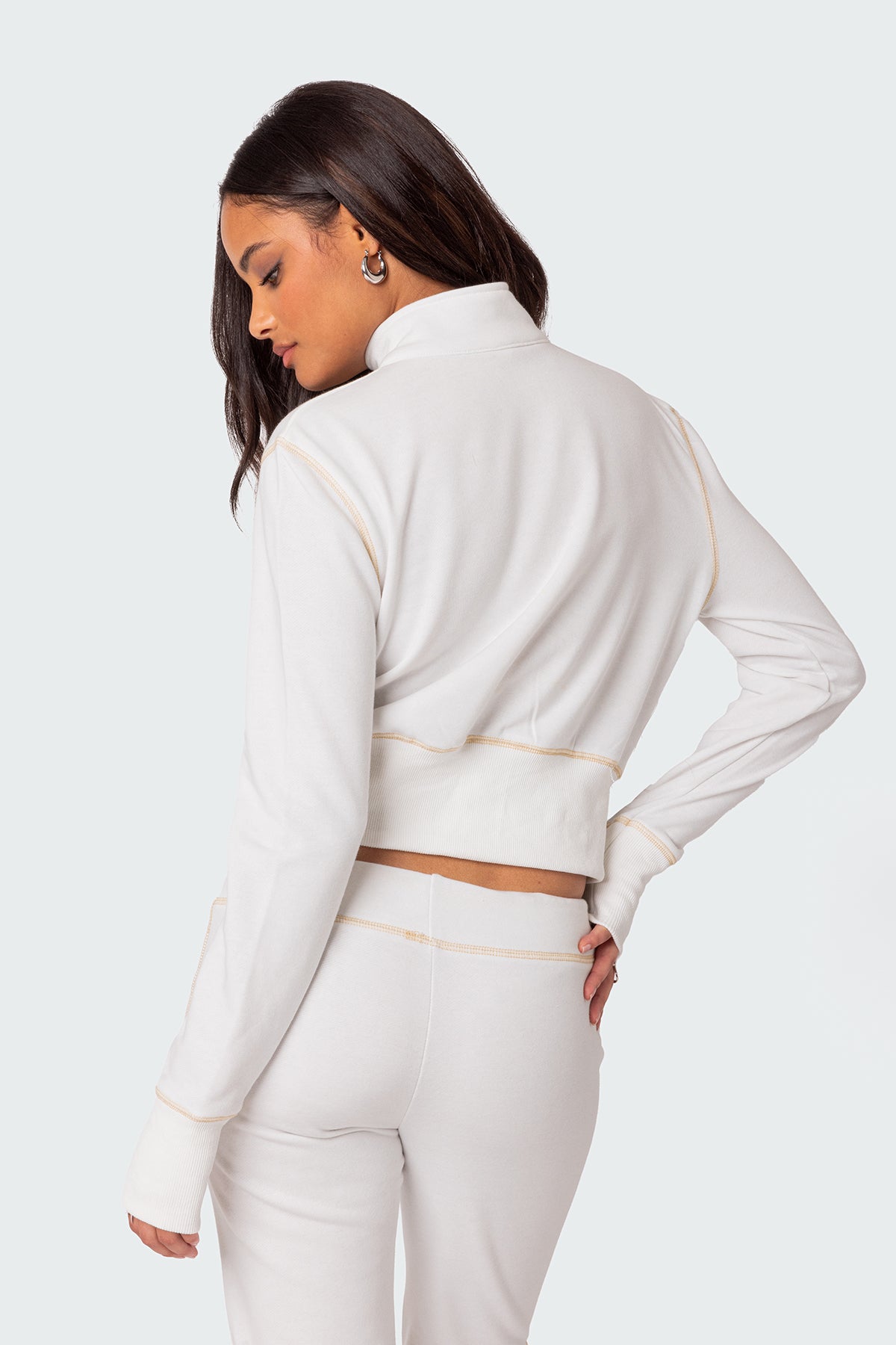Alexia Zip Up Sweatshirt - Image 4
