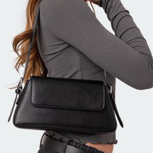 Leia Faux Leather Shoulder Bag