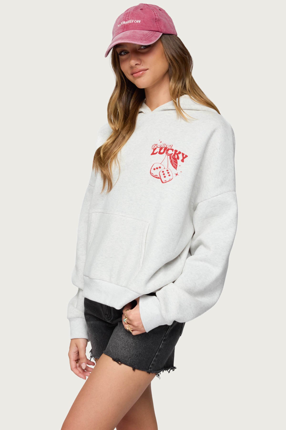 Feeling Lucky Oversized Hoodie - Image 4