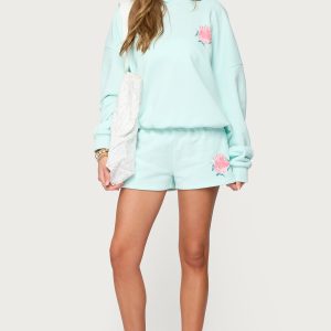 Beach Bloom Sweat Shorts