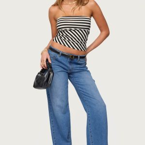 Nikoletta Straight Leg Low Rise Jeans
