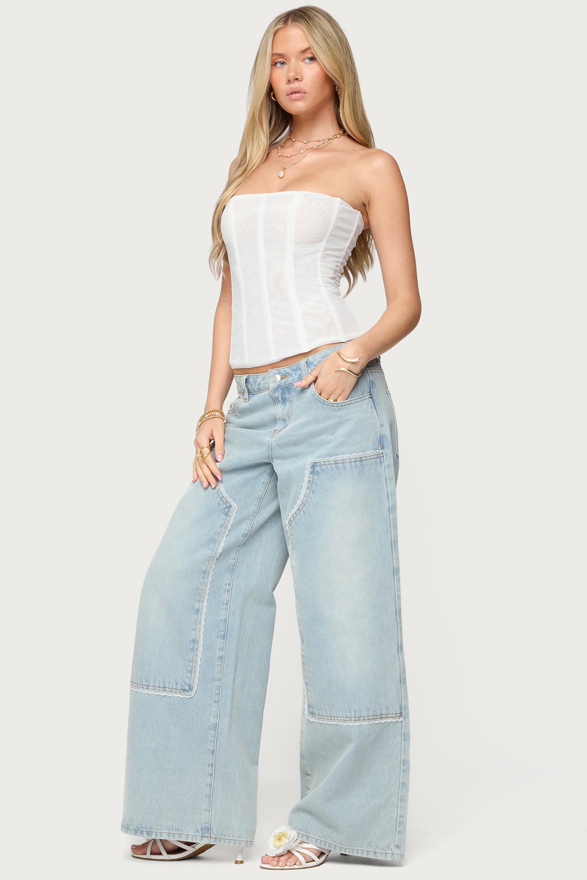 Reed Sheer Mesh Corset - Image 4