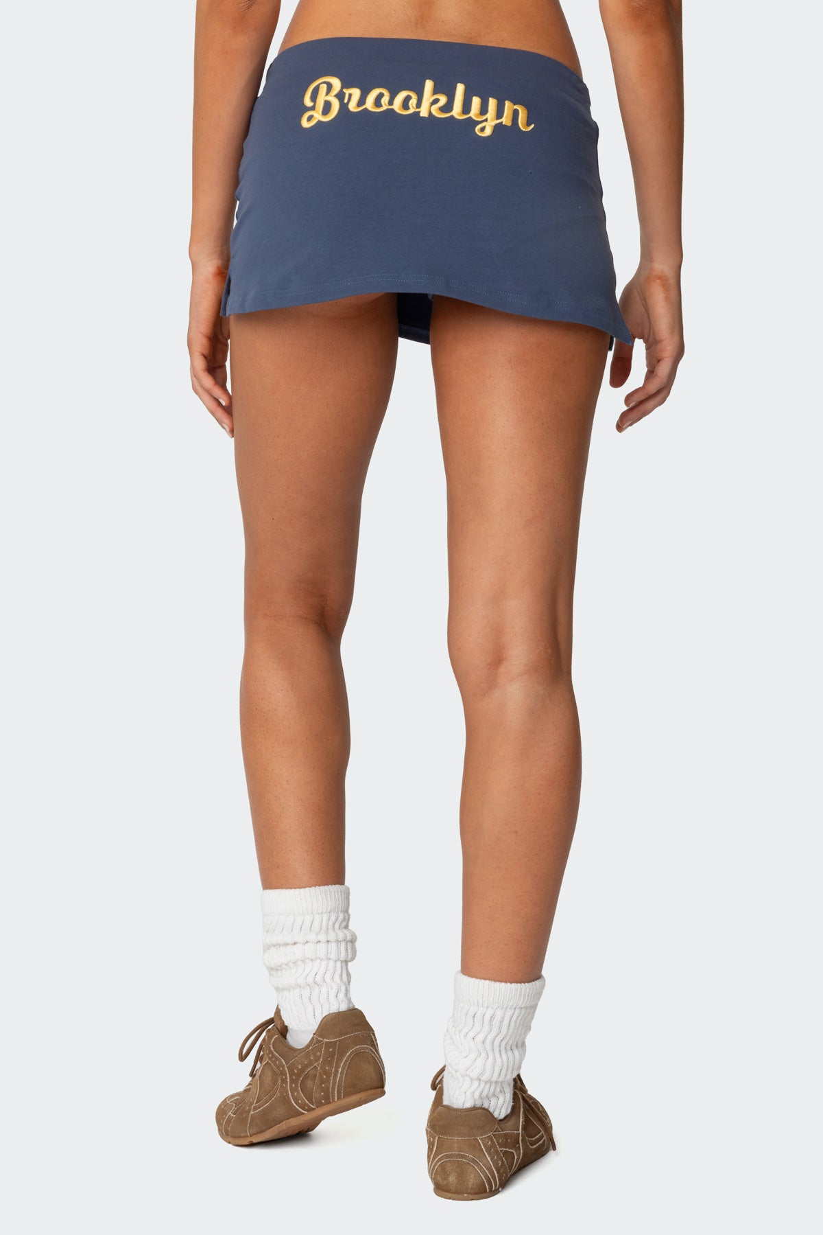 Brooklyn Embroidered Micro Skort - Image 4