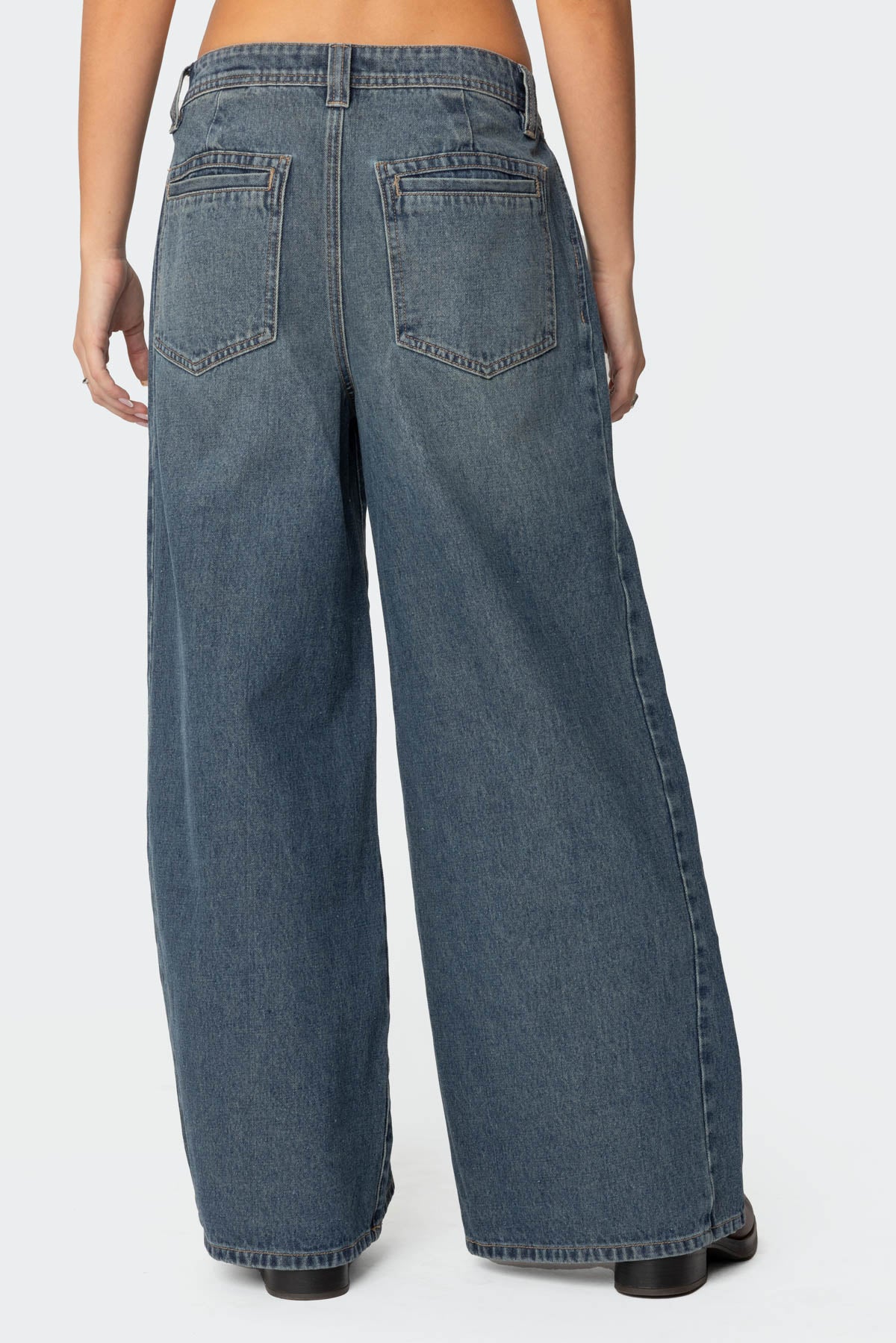 Hilla Side Split Baggy Jeans - Image 5