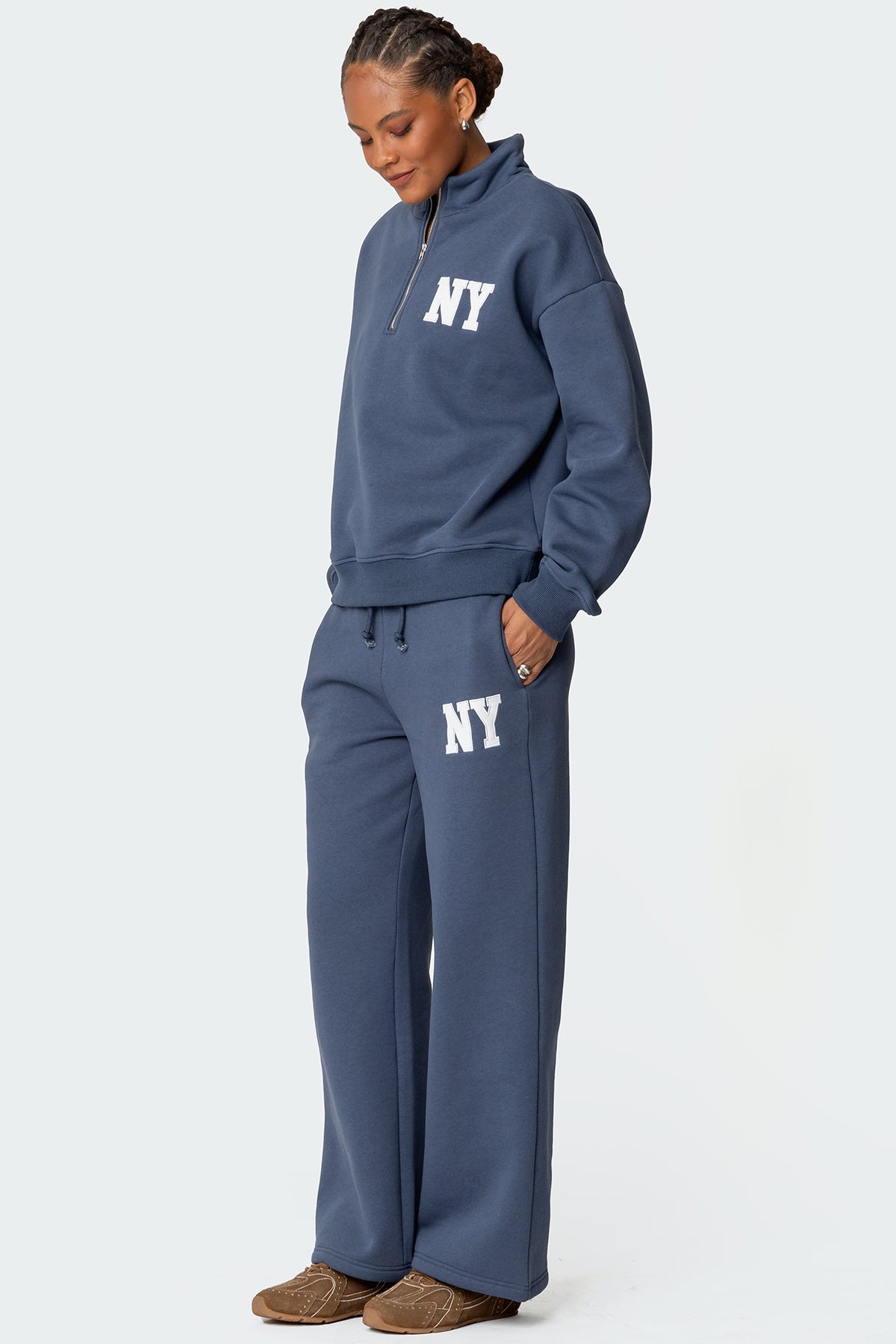 Ny Wide Leg Sweatpants - Image 3