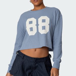88 Waffle Long Sleeve T Shirt
