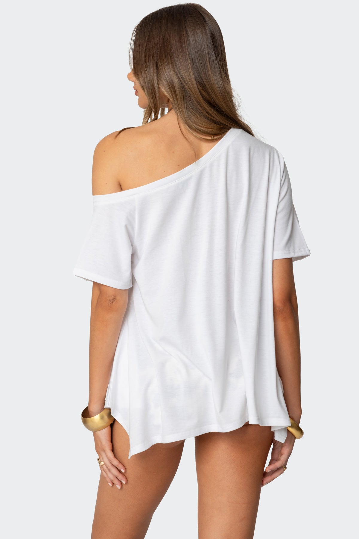 Josy Off Shoulder Handkerchief Top - Image 5