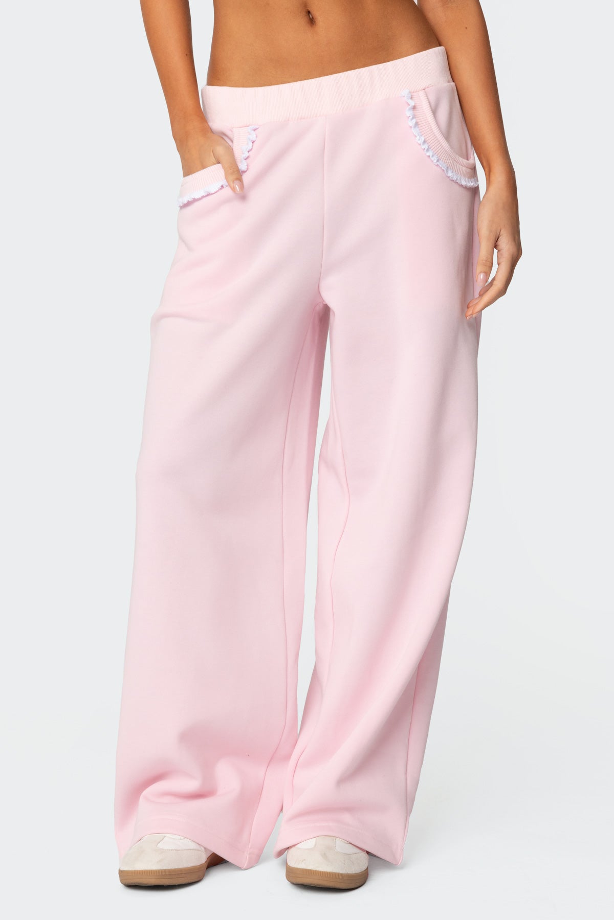 Ashtin Ruffle Trim Sweatpants - Image 2