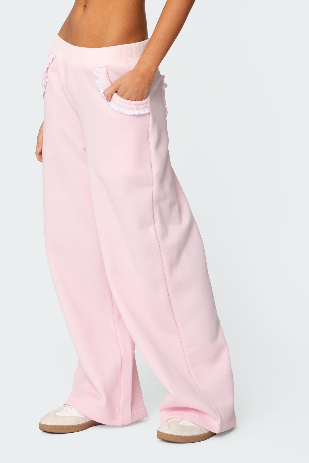 Ashtin Ruffle Trim Sweatpants - Image 4