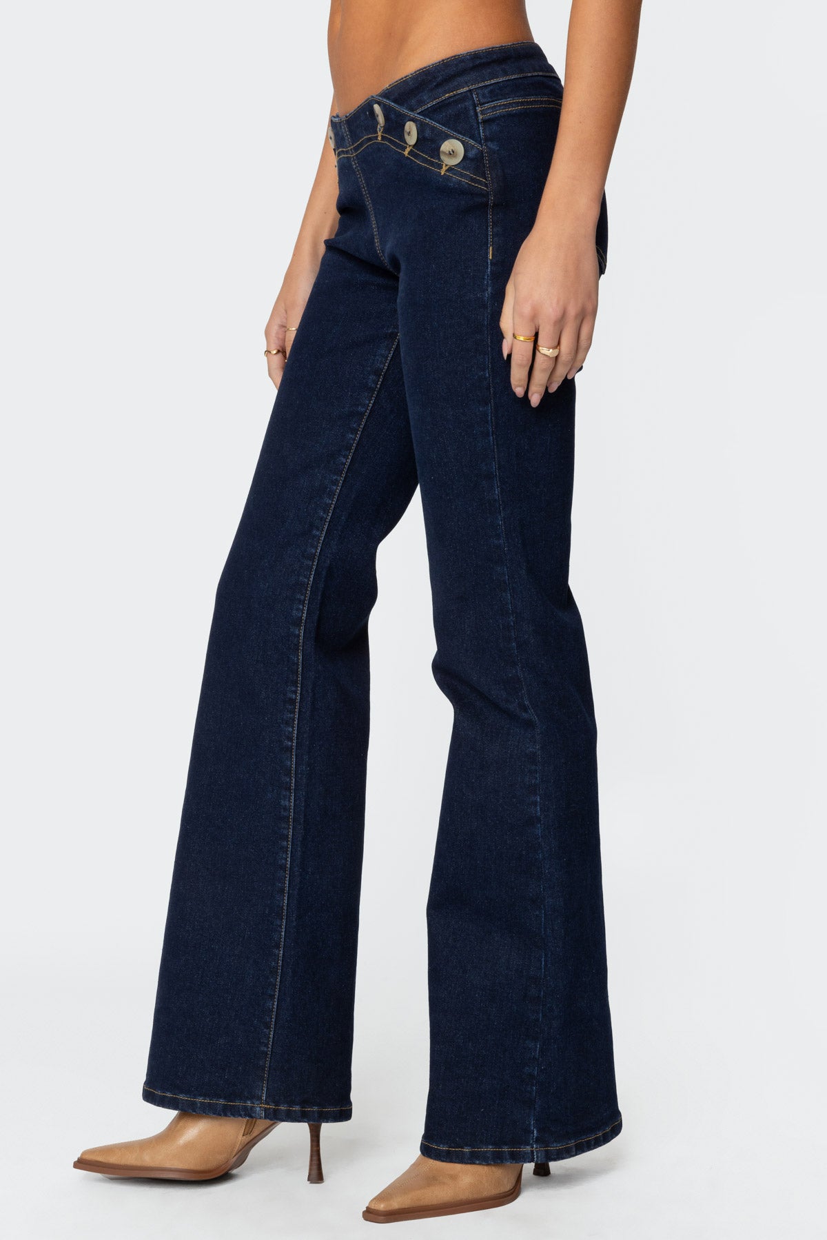 Alison Low Rise Flared Jeans - Image 4