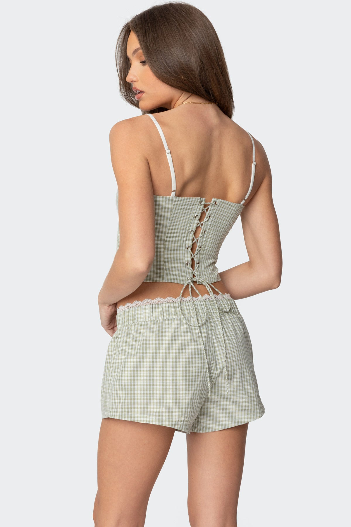 Lenorah Layered Gingham Top - Image 5