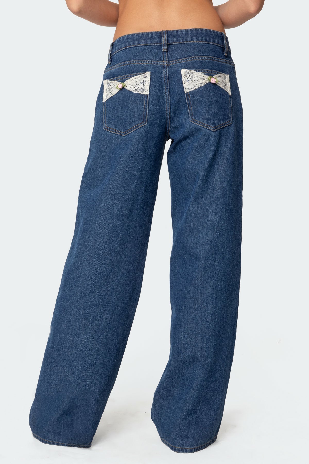 Lacey Pocket Low Rise Jeans - Image 2