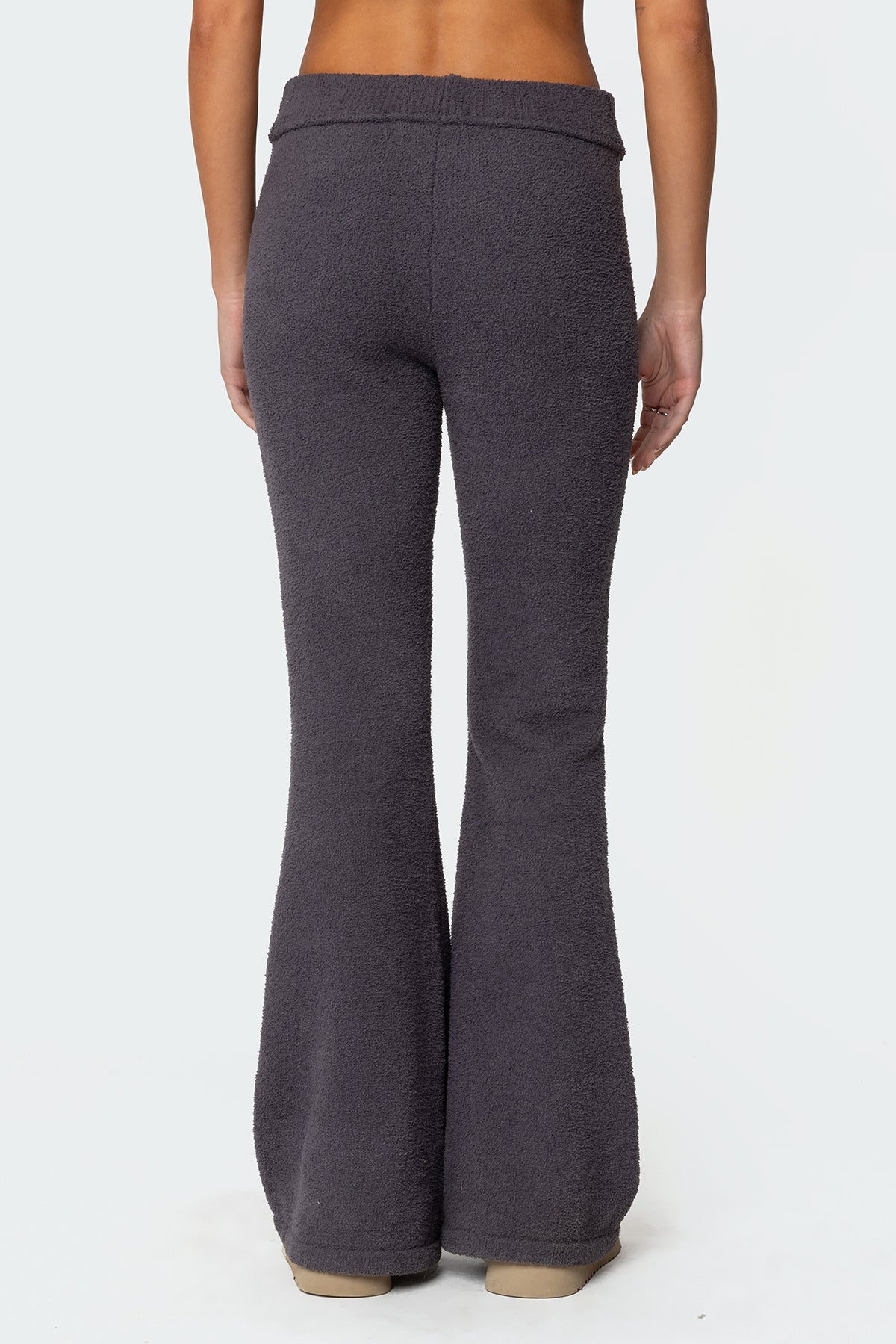 Plush Flared Pants - Image 4